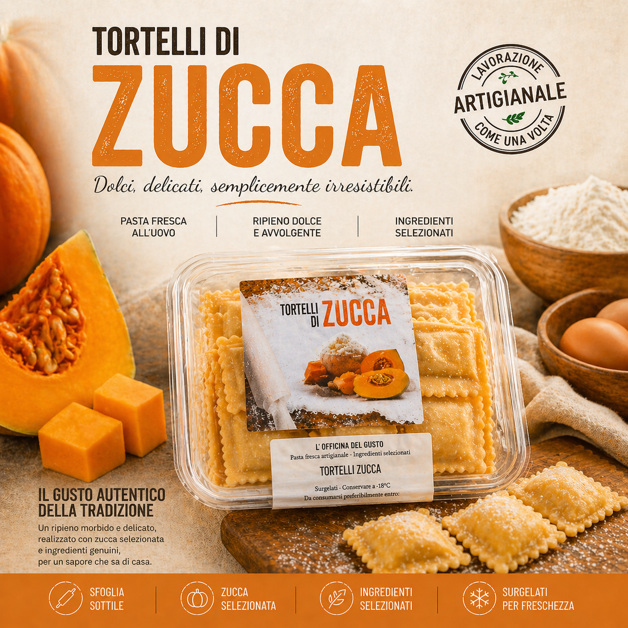 TORTELLI DI ZUCCA