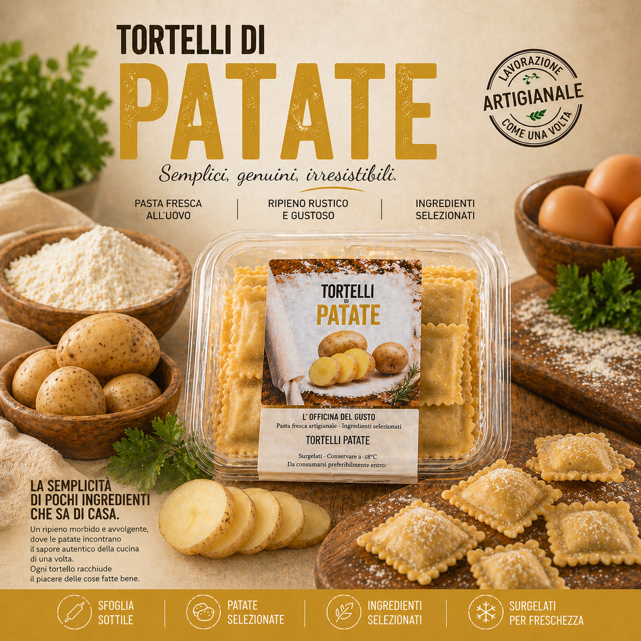 TORTELLI DI PATATE