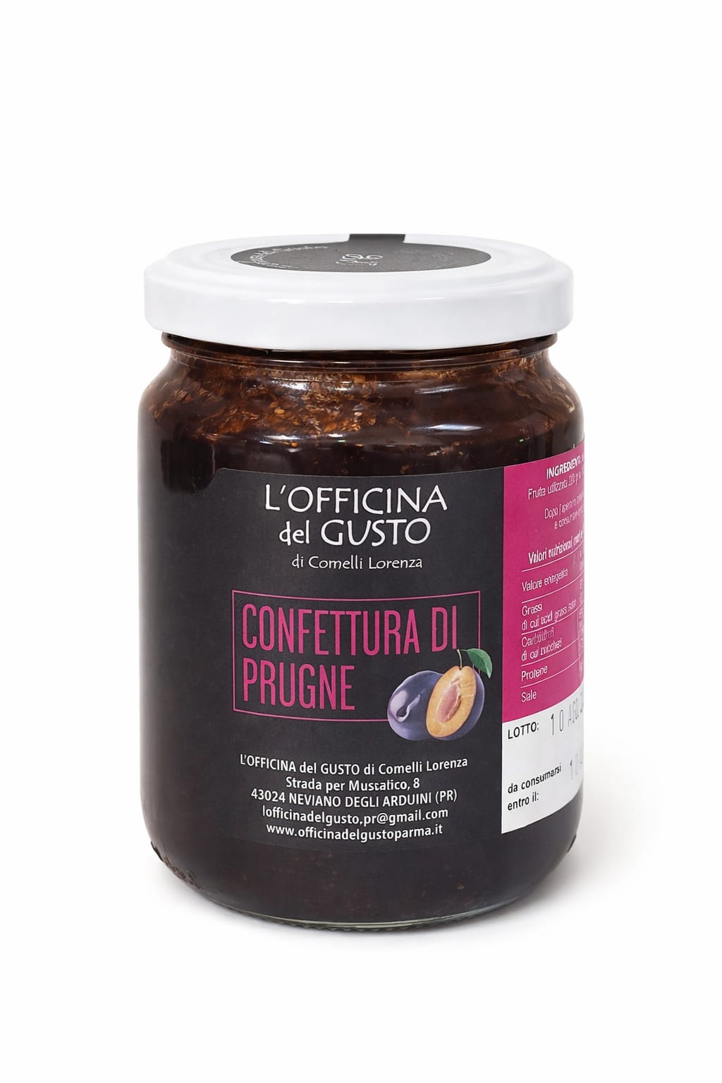 CONFETTURA DI PRUGNE ARTIGIANALE